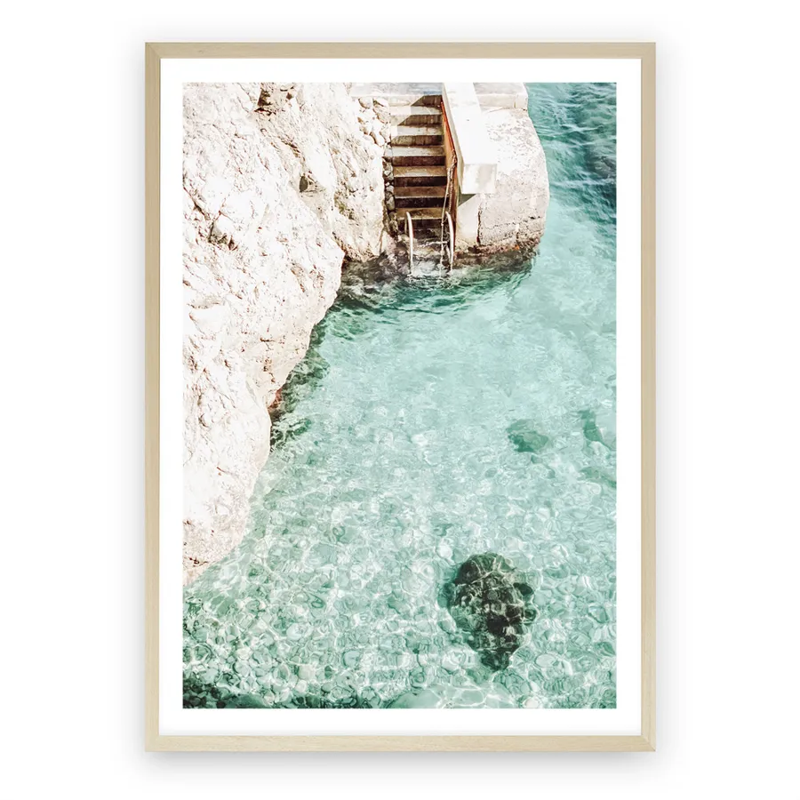 Italian Coastline Photo Art Print