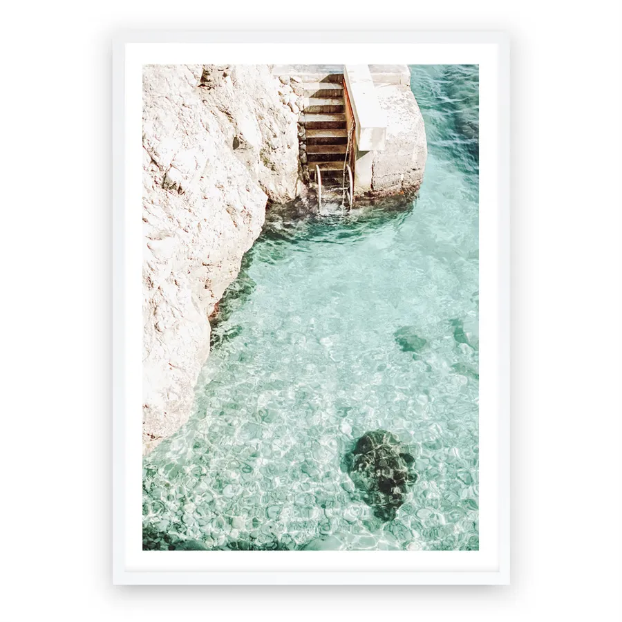 Italian Coastline Photo Art Print