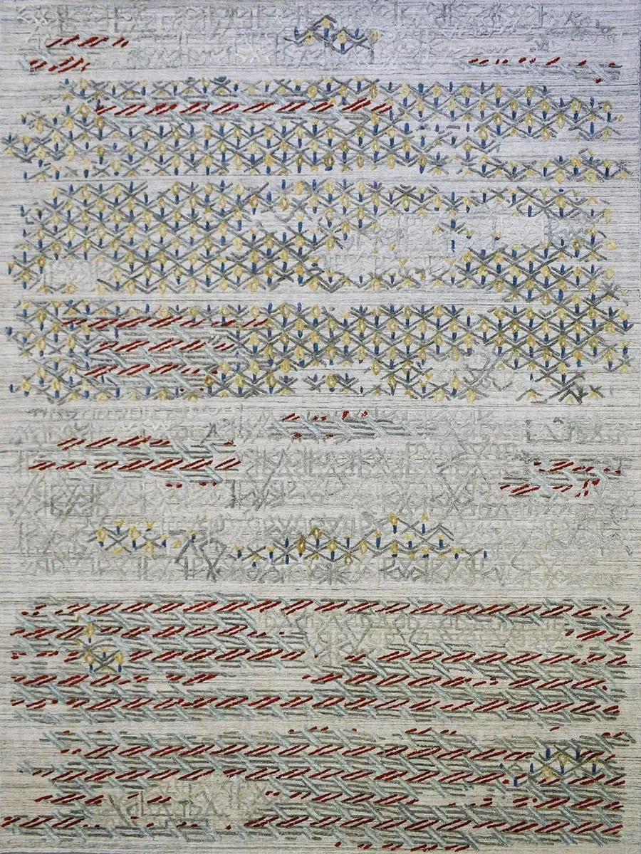 Cayenne Rug in Silver Multi