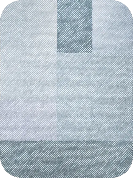 Pinstripe Rug in Oasis