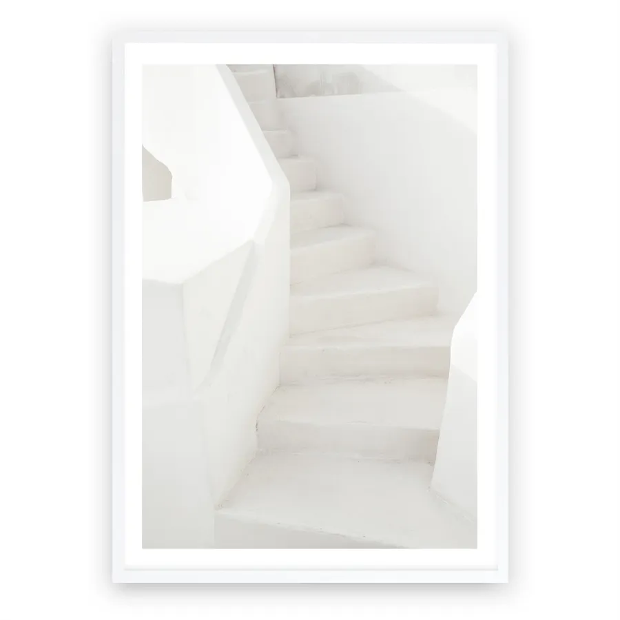Grecian Stairs Photo Art Print,