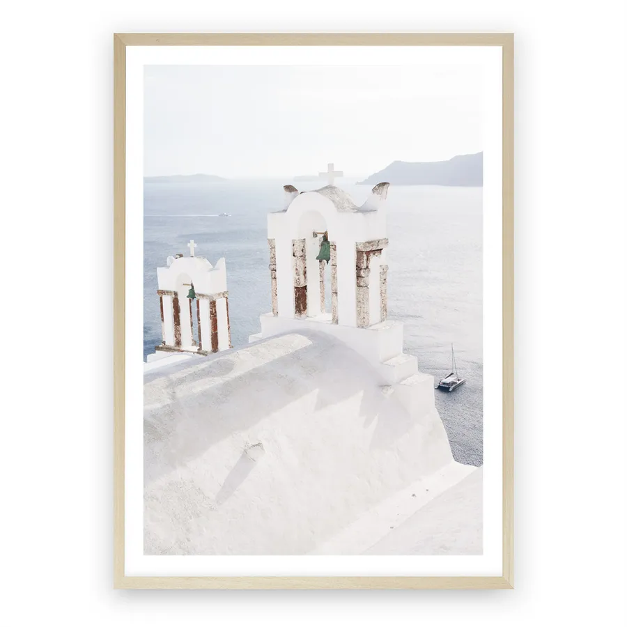 Oia Bells I Photo Art Print