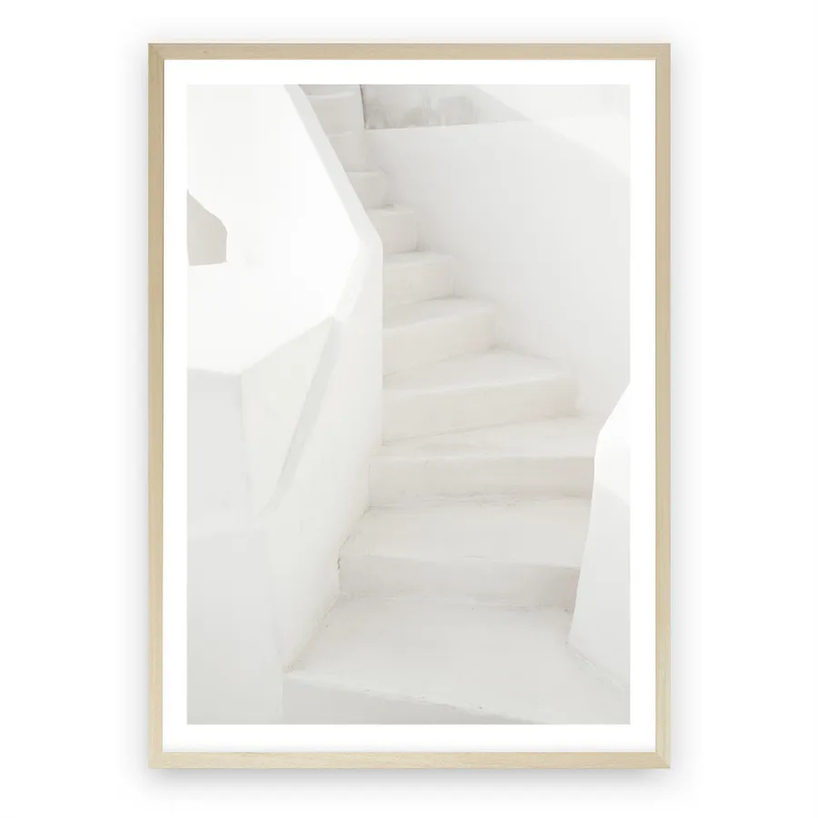 Grecian Stairs Photo Art Print,