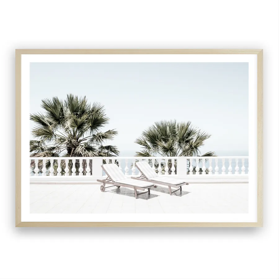 Sun Terrace I Photo Art Print