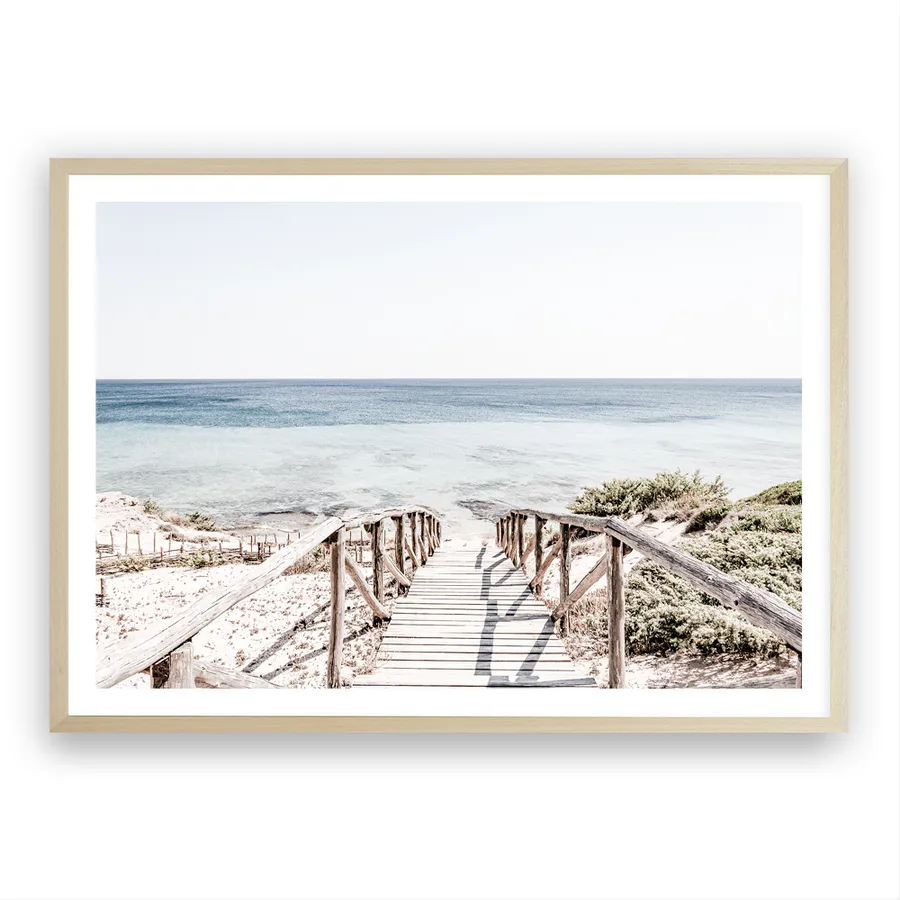Beach Path I Photo Art Print