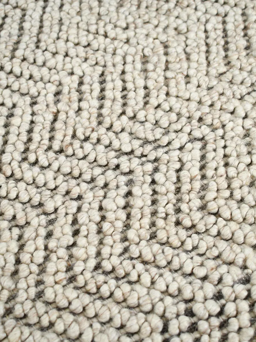 Caspian Wool & Artsilk Rug | Beige