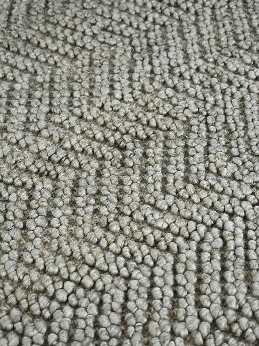 Caspian Wool & Artsilk Rug | Taupe