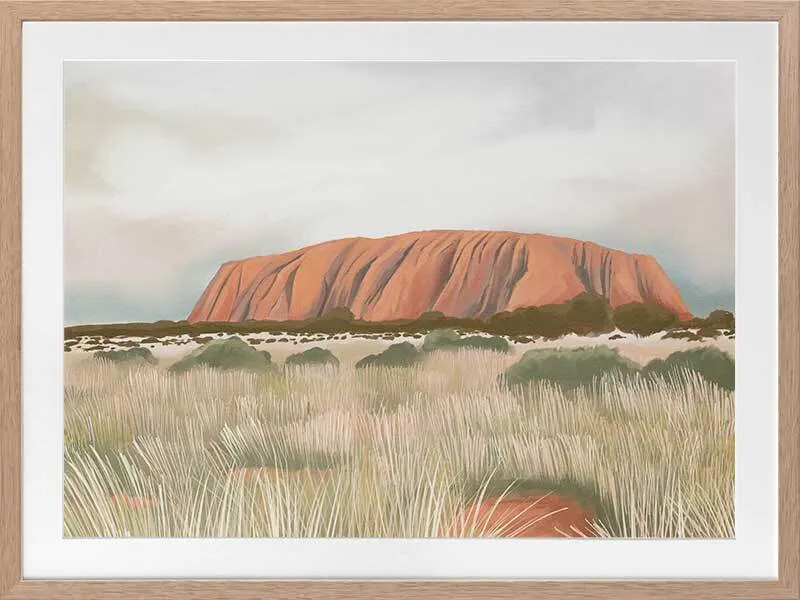 Uluru Framed Art Print