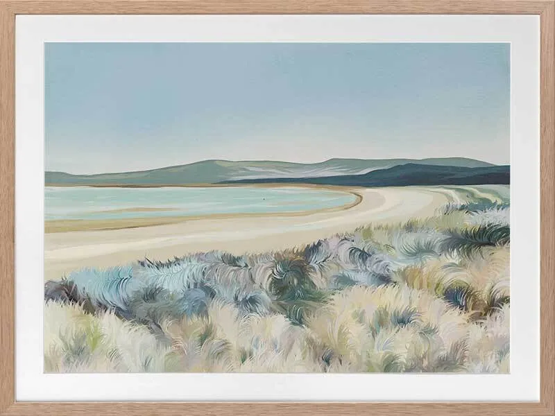 Morning Dip Framed Art Print
