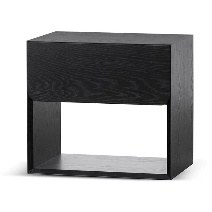 Lonny Oak Bedside Table - Black by Interior Secrets - AfterPay Available