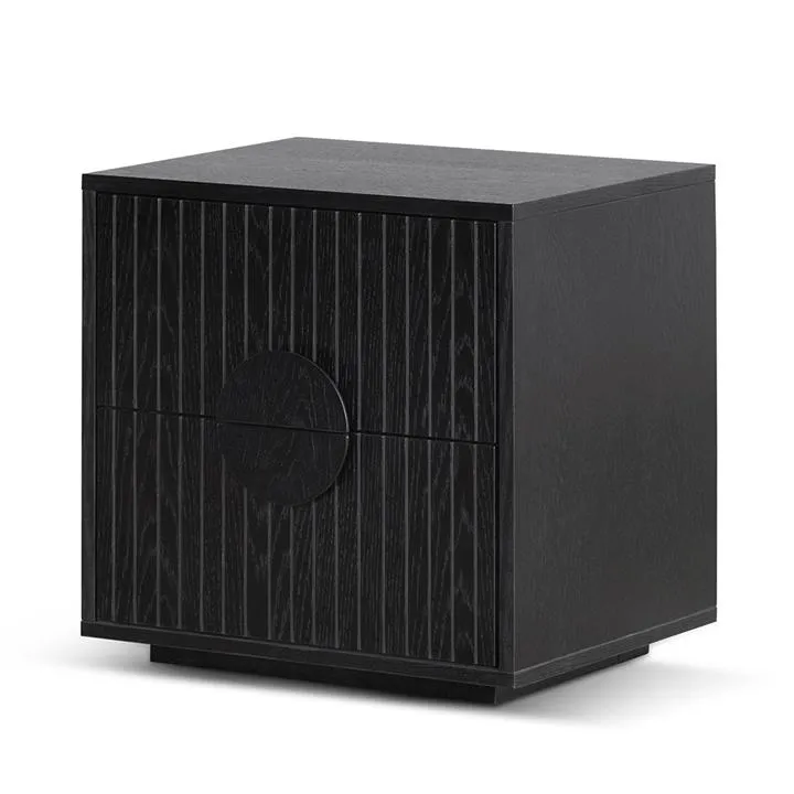 Curtis Bedside Table - Black Oak by Interior Secrets - AfterPay Available