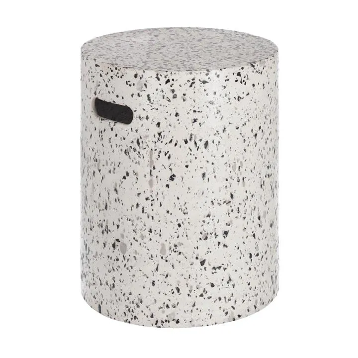 Jairo Terrazzo Side Table - White by Interior Secrets - AfterPay Available