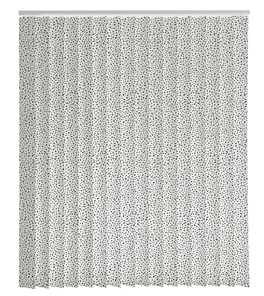 Vertical Drapes - Inky Charcoal