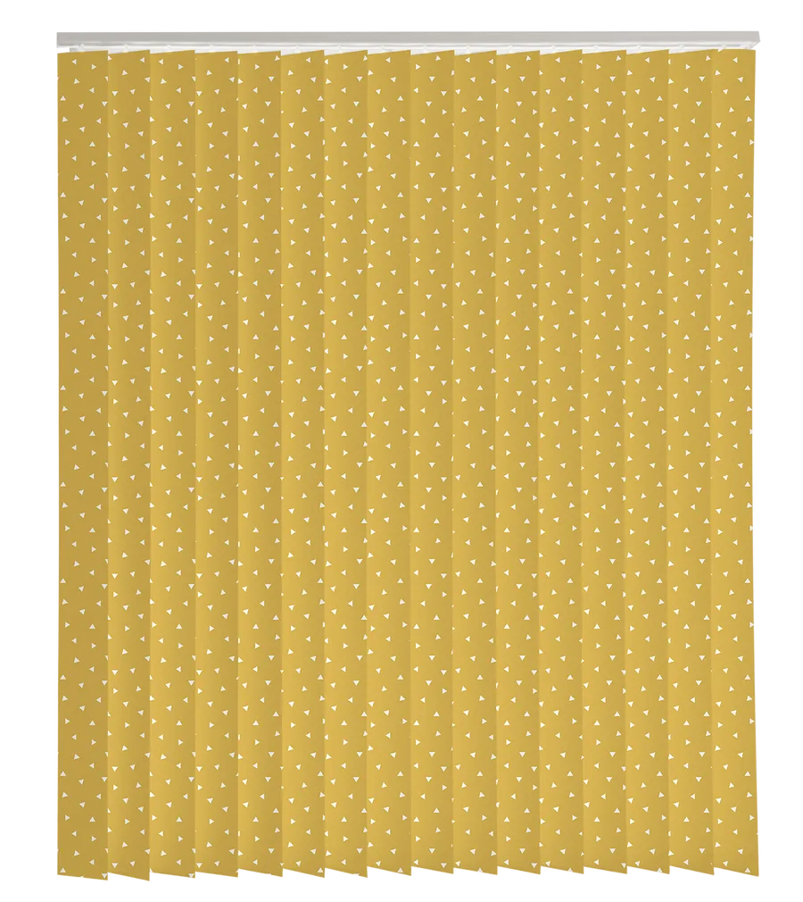 Vertical Drapes - Pico Mustard