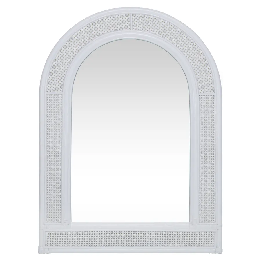 Fabio Arch Mirror 80x100cm in White