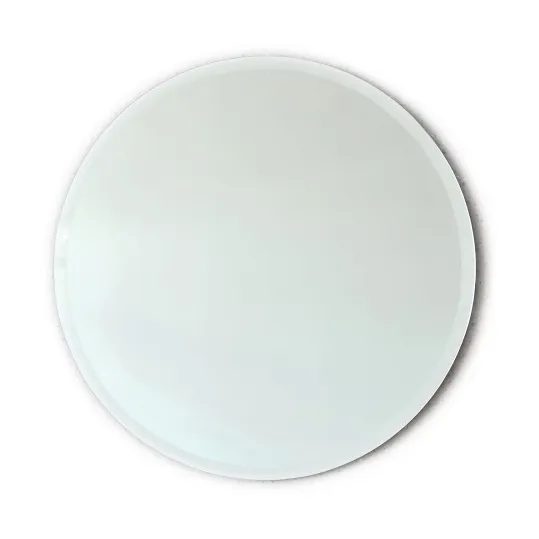 Kent Round Bevel Edge Bathroom Mirror Range - 5 Sizes Available 500mm Glue to Wall No Demister