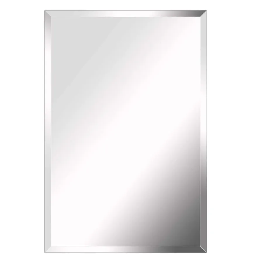 Montana Bevel Edge Bathroom Mirror Range - 7 sizes available W600 x H750 Glue to Wall No Demister
