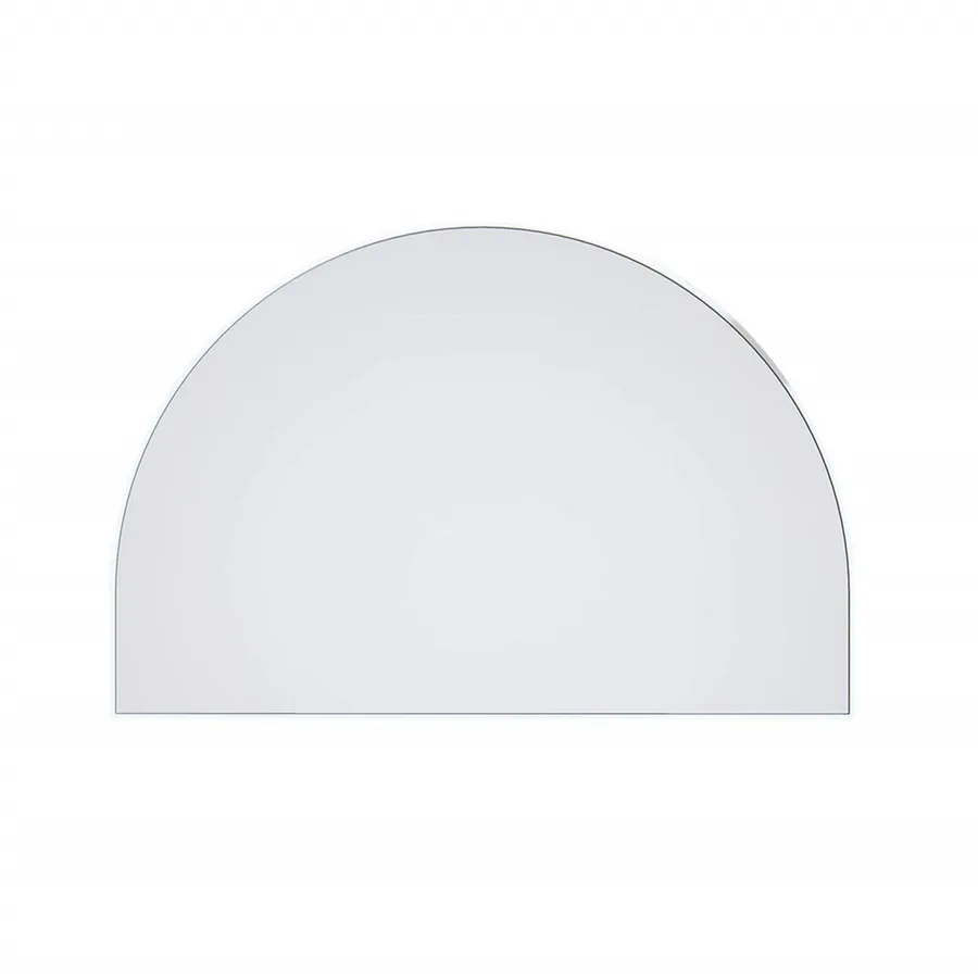 Arch Metal framed Bathroom Mirror White - 100cm x 150cm