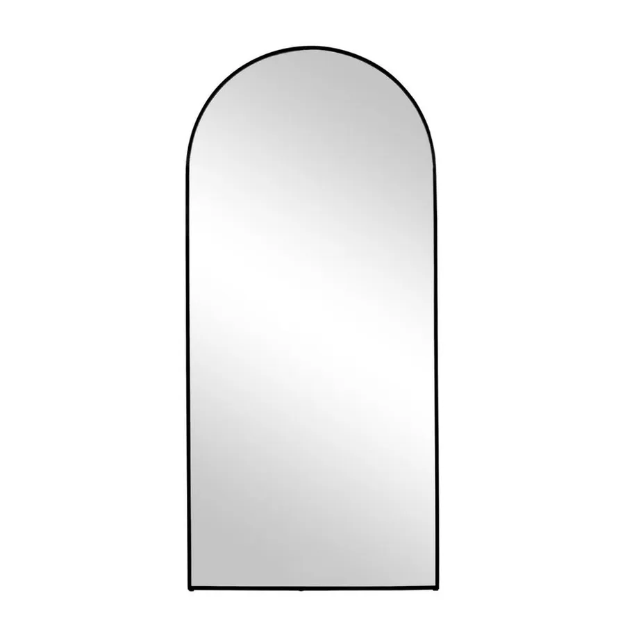 Archie Black Arch Floor Mirror 219cm x 100cm
