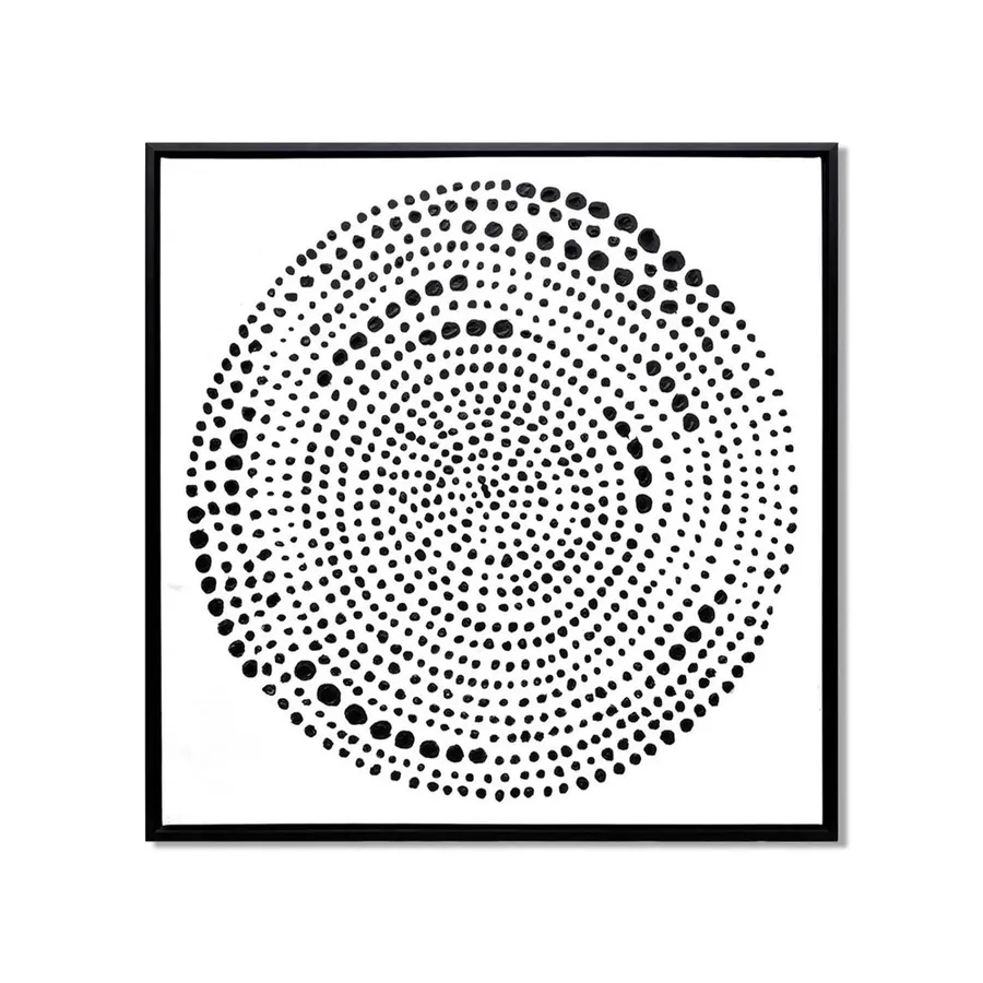 Dots of the Circle Wall Art Canvas 105 cm X 105 cm