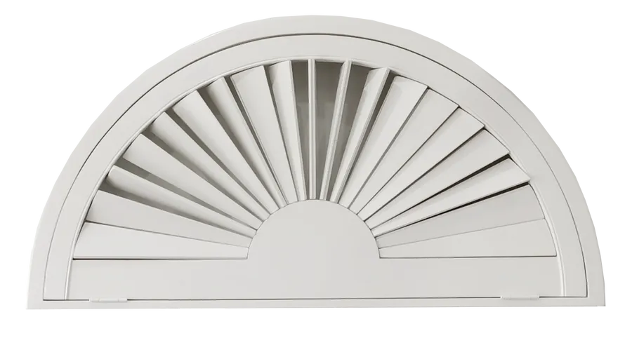 Arched Shutters - White