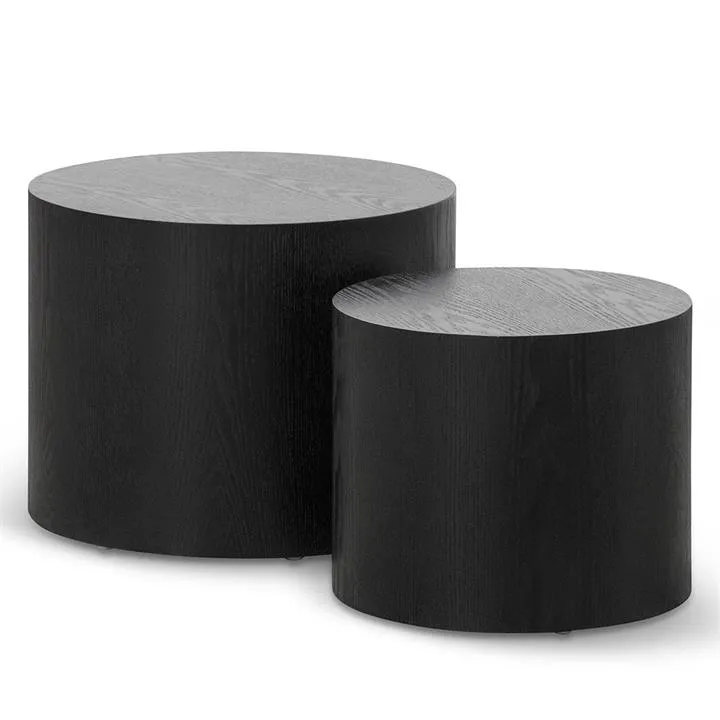 Tommie Set of Coffee Tables - Black by Interior Secrets - AfterPay Available