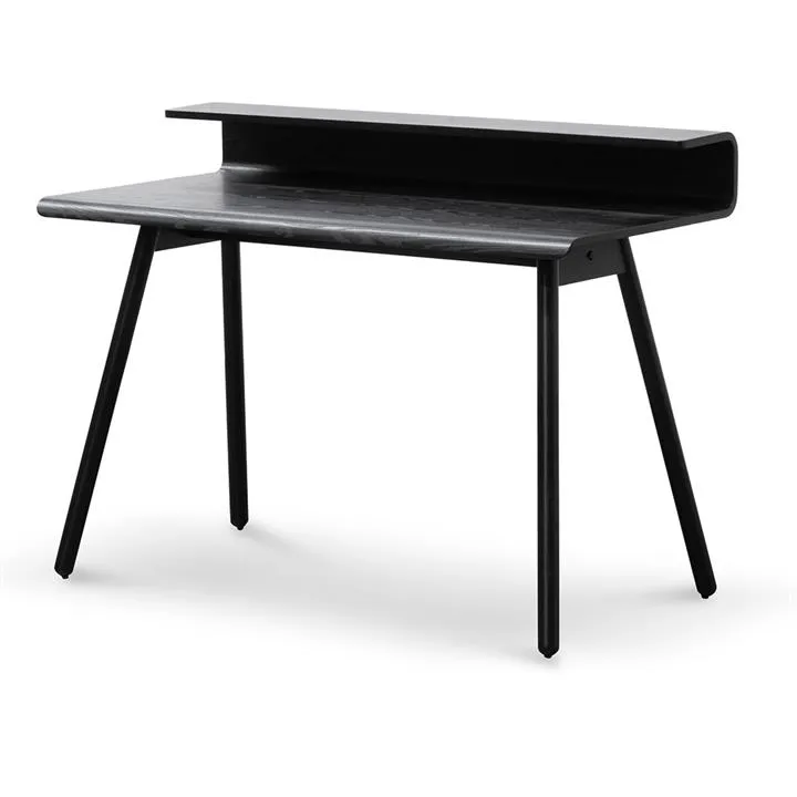 Belinda Wooden Home Office Desk - Full Black by Interior Secrets - AfterPay Available