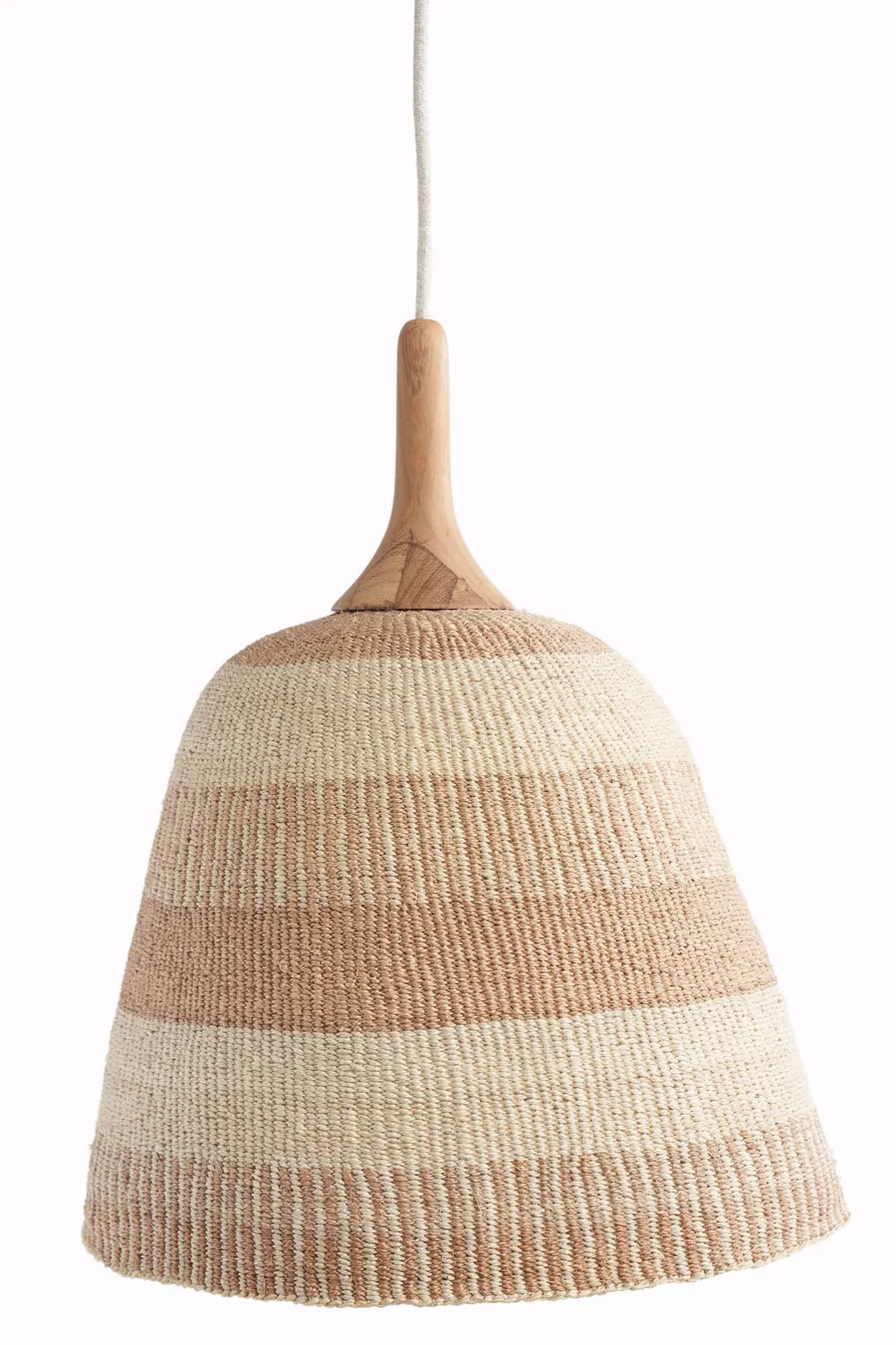 Handwoven Pendant Light - Coastal Collection, Large