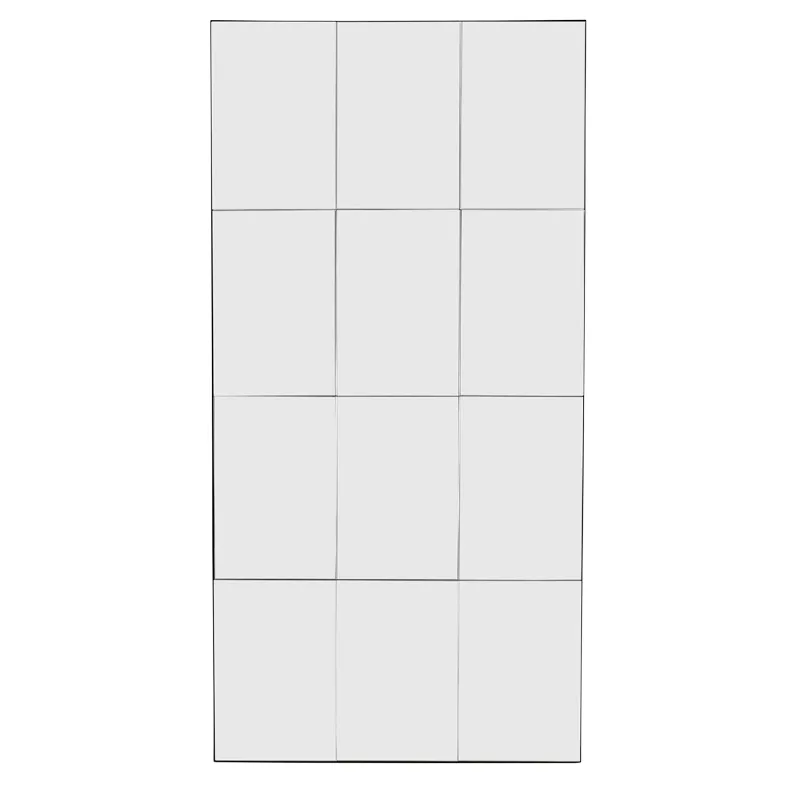 Bagatelle Floor Mirror Black - 90cm x 180cm