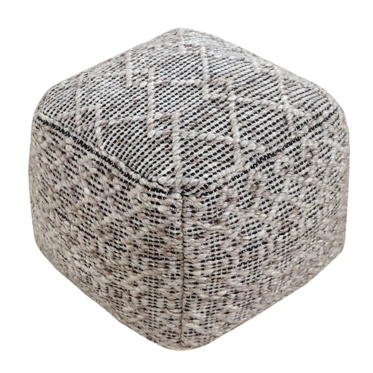 Soni Pouffe Natural - 40cm x 40cm x 40cm