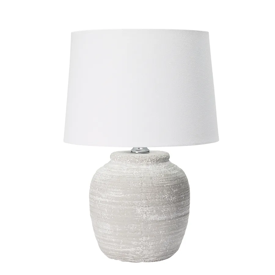 Romeo Table Lamp Antique White