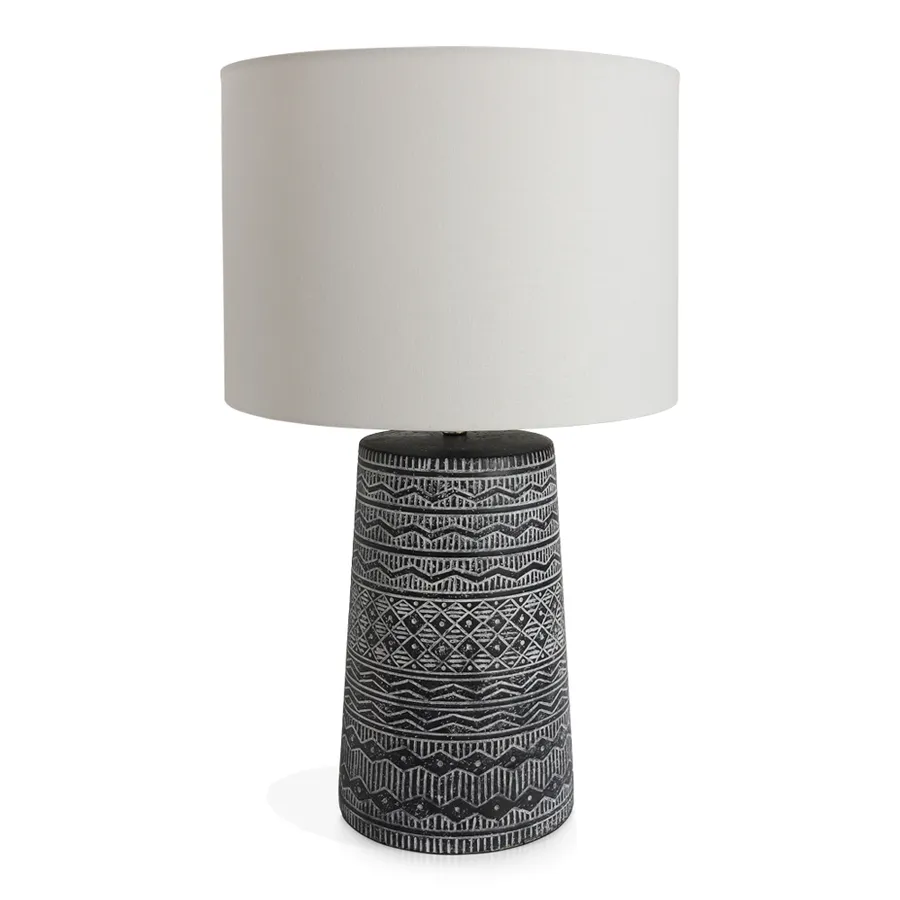 Sabine Table Lamp Charcoal