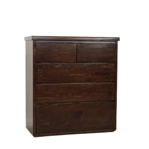 Calypso Tallboy Chocolate - 5 Drawer