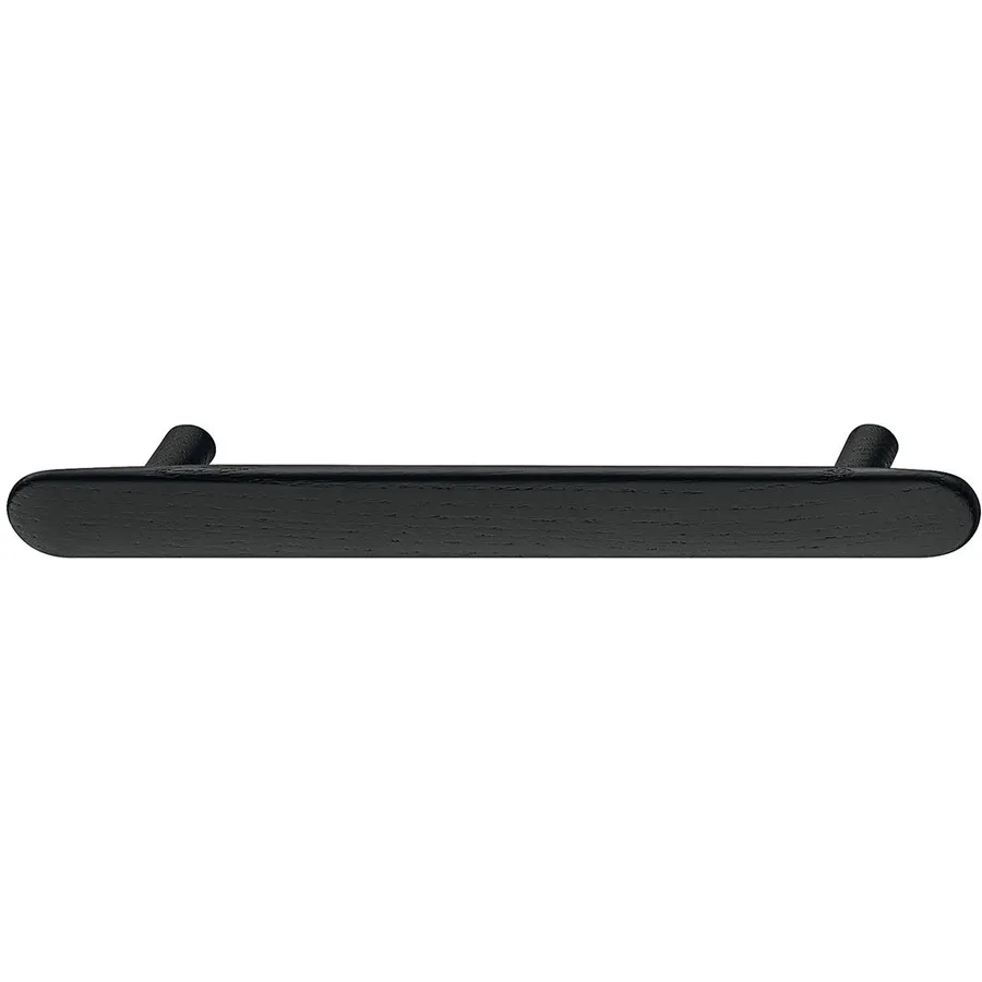 Timber Furniture Handle in Ash Black Stained