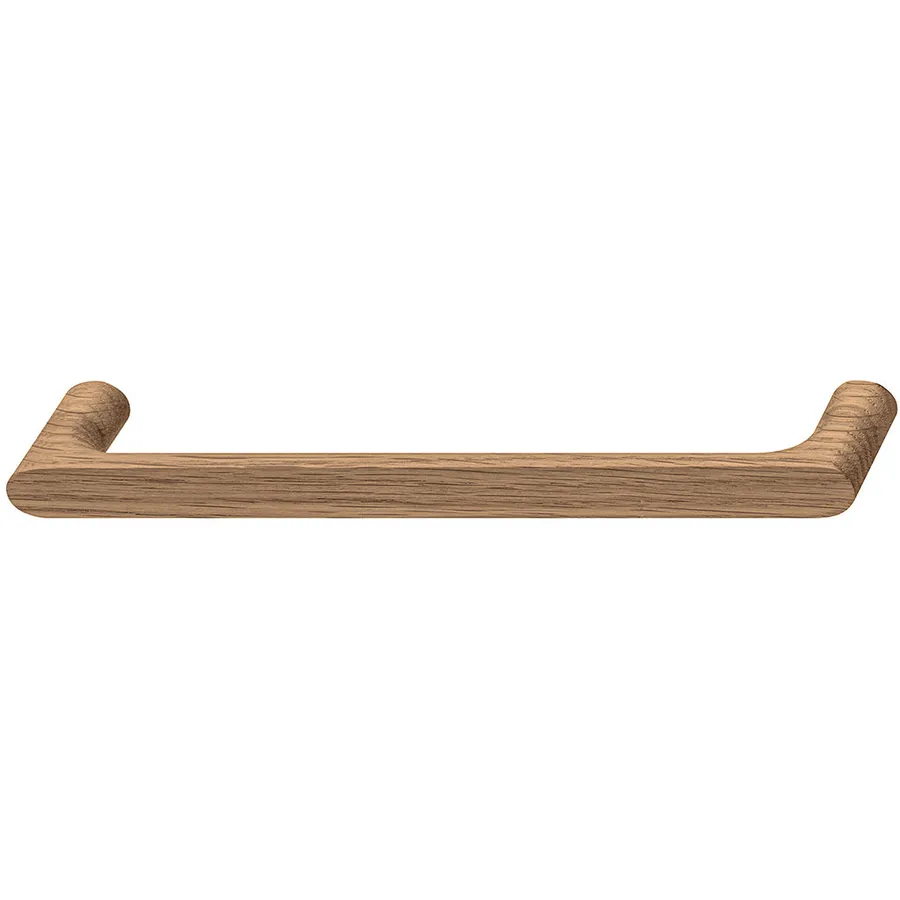 Timber Furniture Handle in  Oak Natural Lacquered