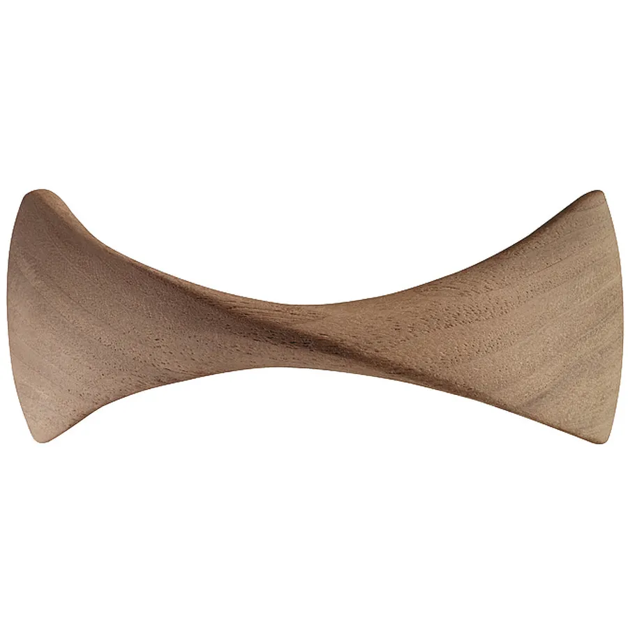 Timber Furniture Bow Twisted Handle, Walnut