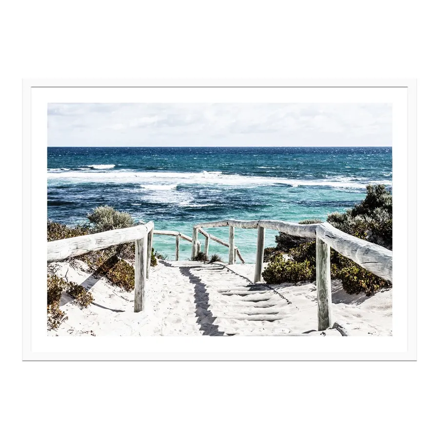 Rottnest Dunes Framed Print  - 120cm x 86cm