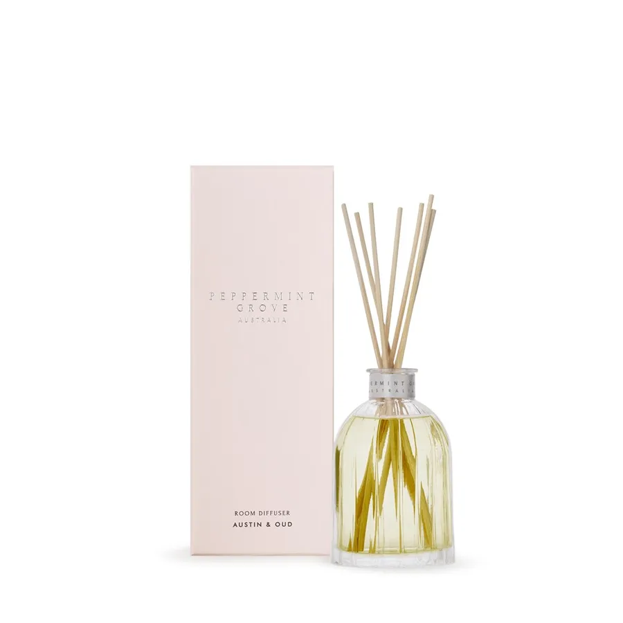 Peppermint Grove Room Diffusers Austin & Oud - 100ml