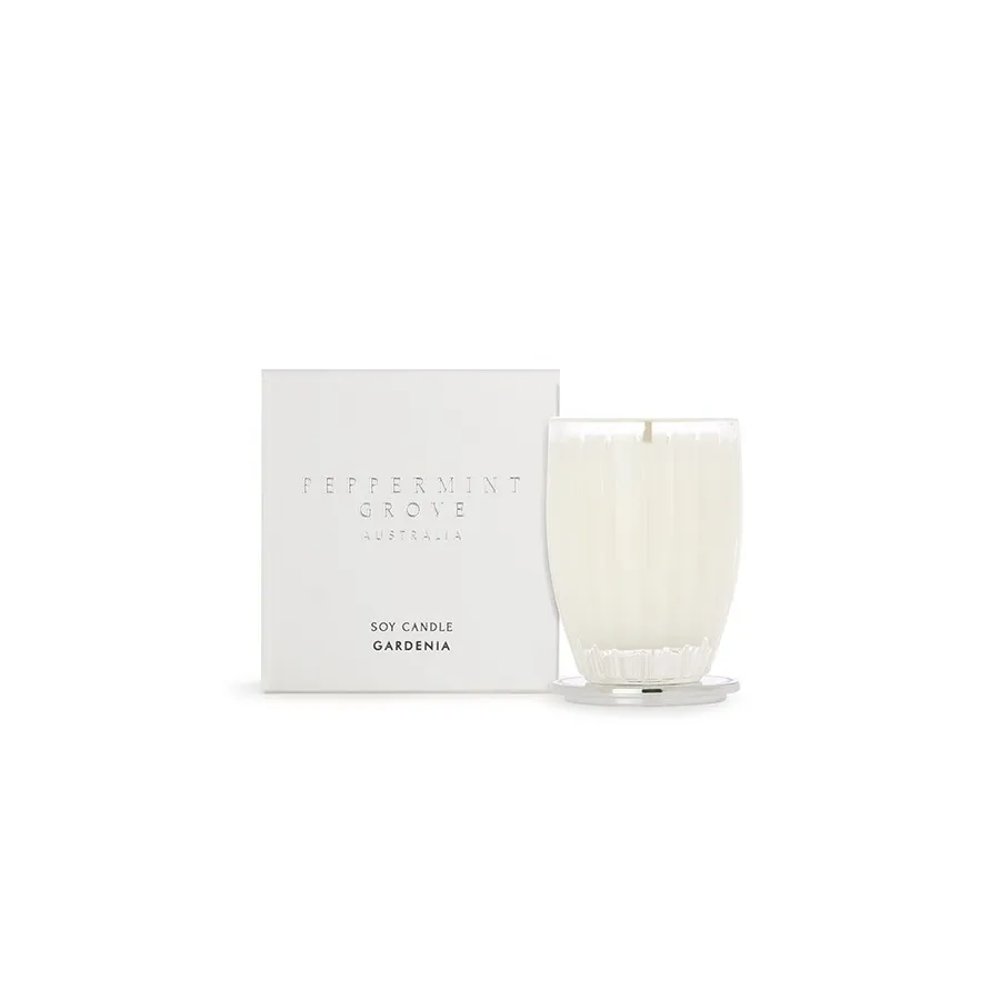 Peppermint Grove Gardenia Small Soy Candles - 60g