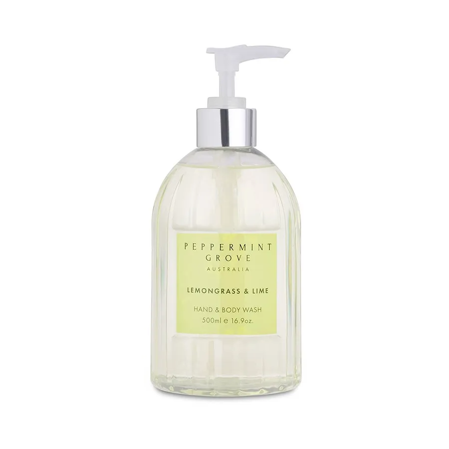 Peppermint Grove Hand & Body Wash Lemongrass & Lime - 500ml