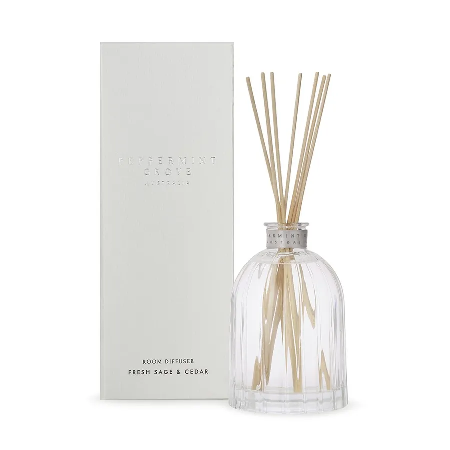 Peppermint Grove Room Diffusers Fresh Sage & Cedar - 350ml