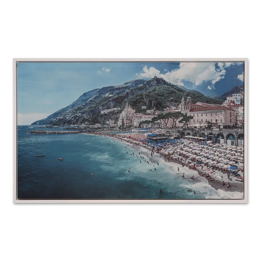 Amalfi Dream Wall Art Framed Canvas  - 130cm x 80cm