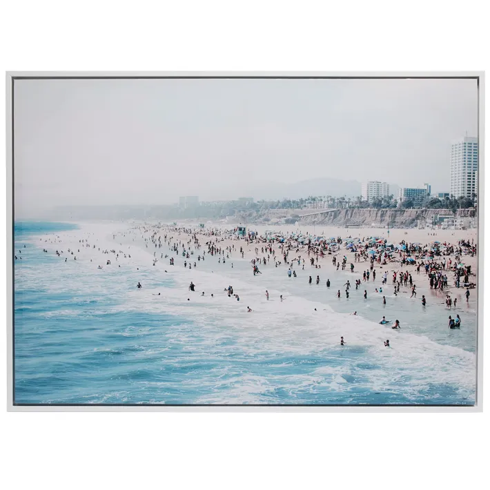 California Waves Framed Canvas - 140cm x 100cm