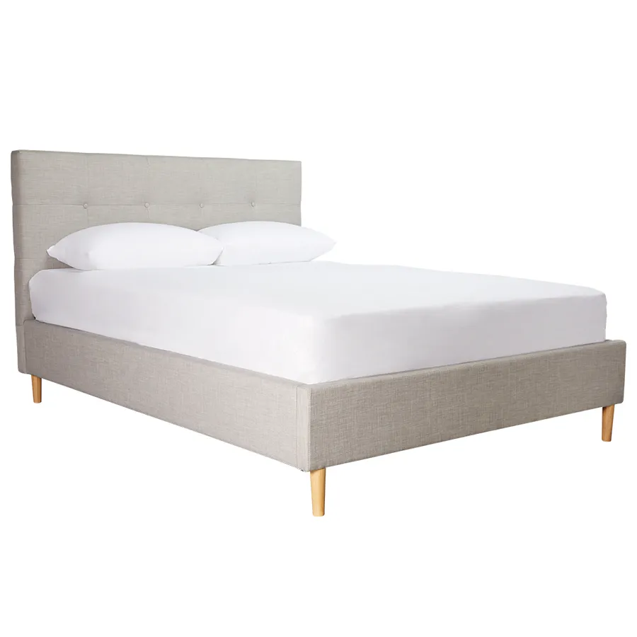 Talia Bed Frame Light Grey