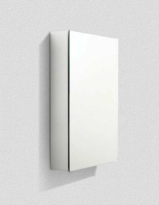 BelBagno 500 Single Door LED Mirror Cabinet • (50cm x 70cm)
