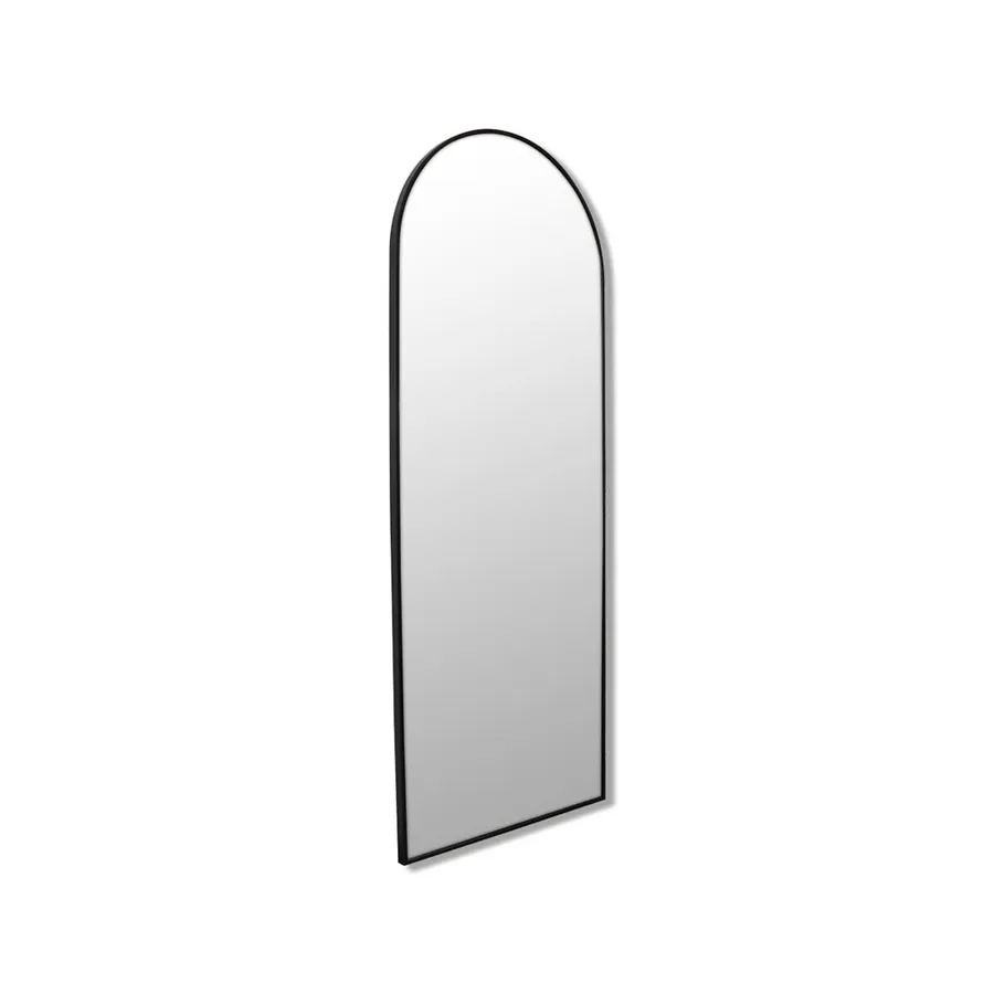 Full Length Black Arch Mirror Metal Frame - 2 Sizes 1700mm X 600mm