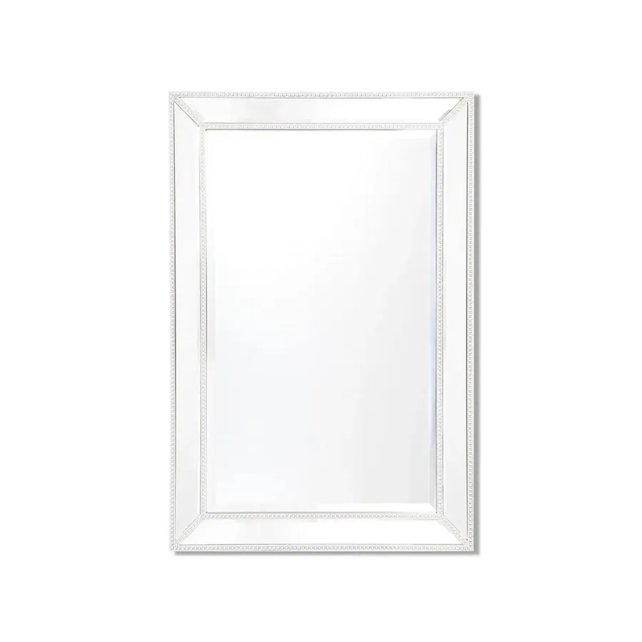 Zanthia Medium Wall Mirror White 61cm x 92cm
