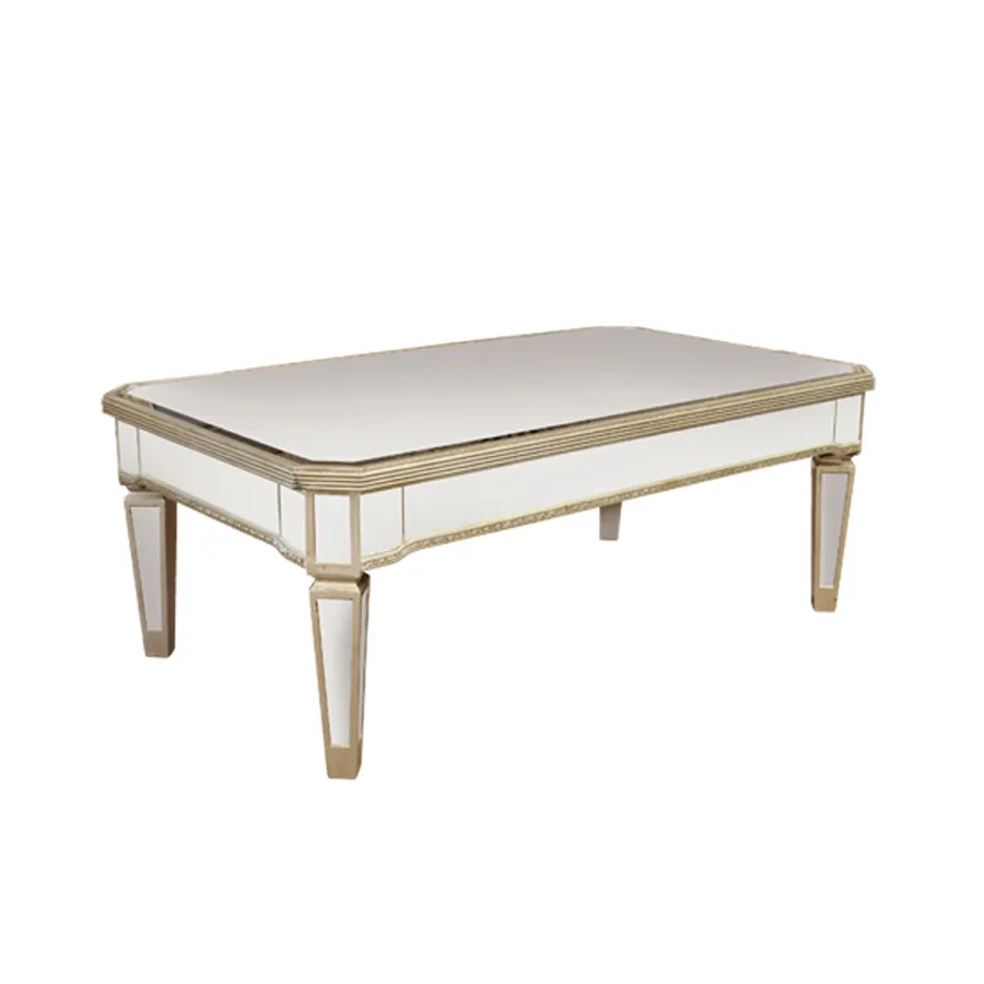 Antique Mirror Rectangular Coffee Table 120cm x 70cm x 45cm