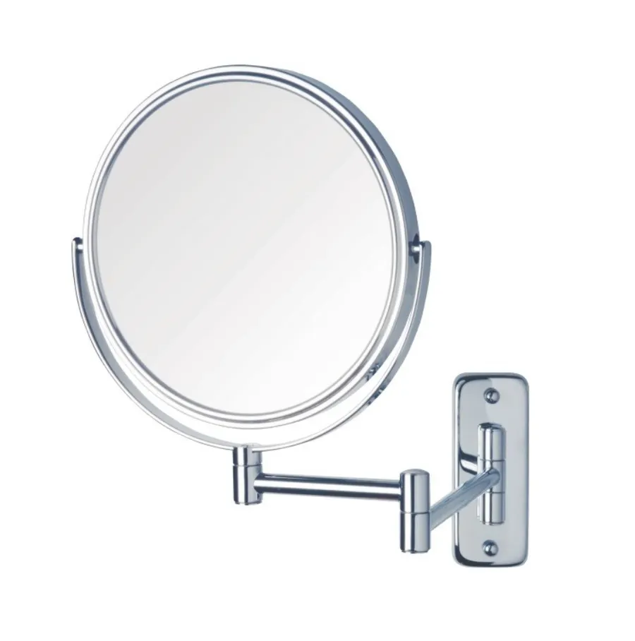 Wall Mounted Round Shaving/Make Up Mirror 20cm - (5x) / (8x) / (10x) Magnification 5x Magnification