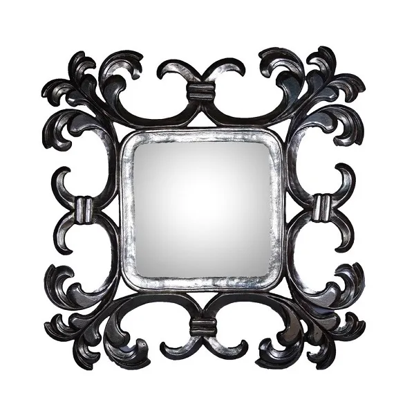 Zambia Wall Mirror in Black or Pewter 120cm Pewter